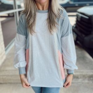 Color block shirt #50